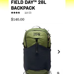 NWT Mountain Hardwear Field Day 28L Backpack